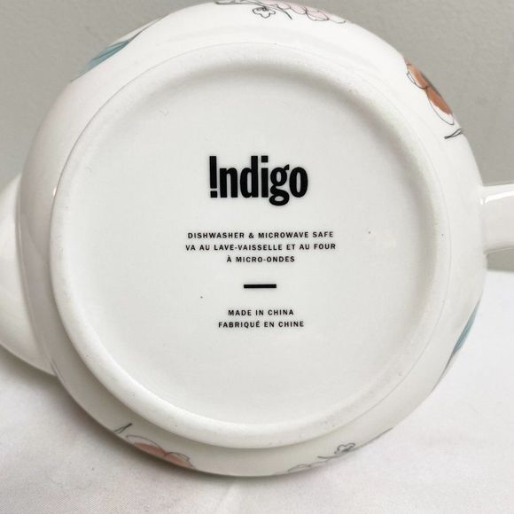 INDIGO Small Floral Teapot With Strainer - Picture 9 of 10